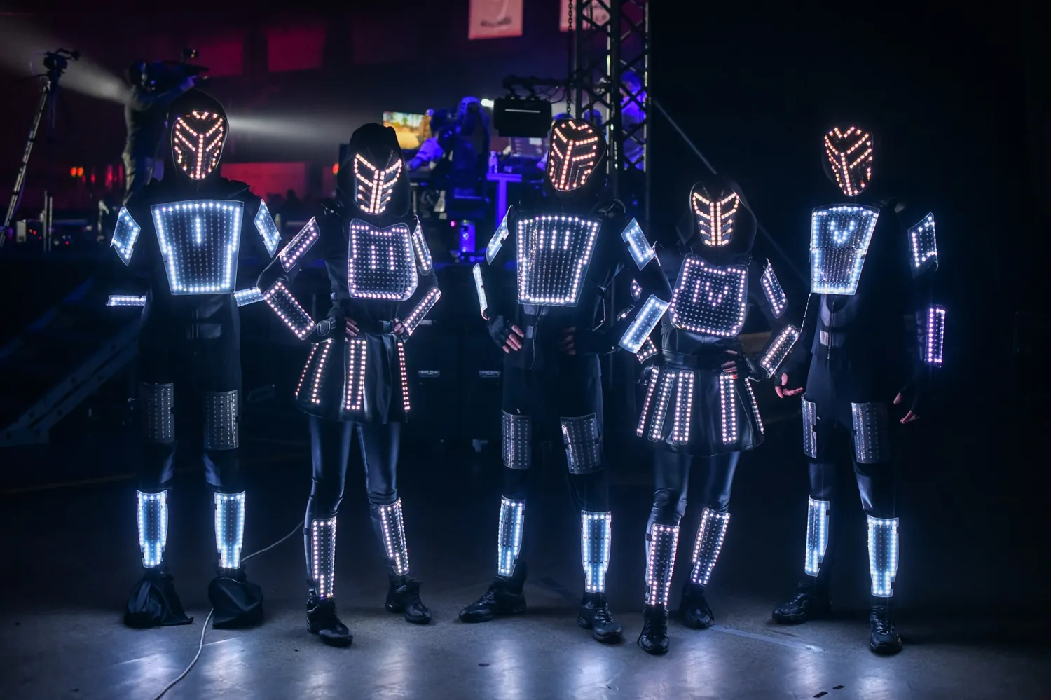 Пиксельно-барабанное шоу ENLIGHT SHOW